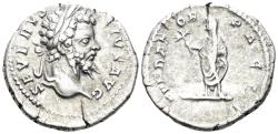 Ancient Coins - Septimius Severus. 193-211 AD. AR Denarius (3.13g, 19mm). Rome mint. Struck 202-10 AD. RIC 265