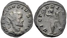 Ancient Coins - Claudius II Gothicus. 268-270 AD. AE Antoninianus (2.46g, 21mm). Rome mint. RIC V online 168