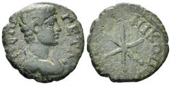 Ancient Coins - Moesia Inferior, Nikopolis ad Istrum. Geta, as Caesar. 198-209 AD. AE Assarion (1.86g, 16mm). Cf. Varbanov 3230