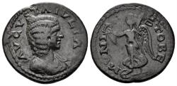 Ancient Coins - Macedon, Stobi. Julia Domna, Augusta. 193-217 AD. AE Diassarion (6.33g, 24mm). Varbanov 3872