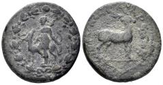 Ancient Coins - Lydia, Hieracome-Hierocaesarea. Imperial Times 1st century AD. AE 19mm (4.76g). SNG von Aulock 2956