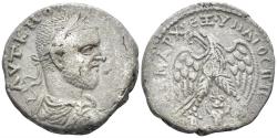 Ancient Coins - Cyrrhestica. Beroea. Macrinus. 217-218 AD. AR Tetradrachm (11.41g, 26mm). Prieur 896 (same obverse die)