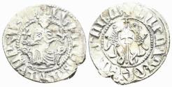World Coins - Kingdom of Cilician Armenia. Levon I. 1199-1219. AR Tram (2.77g, 23mm). Sis mint. AC 286