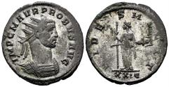 Ancient Coins - Probus. 276-282 AD. AE Silvered Antoninianus (2.99g, 21mm). Roma mint. Struck 276 AD. RIC 151
