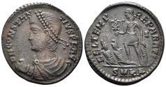 Ancient Coins - Constantius II. 337-361 AD. AE Centenionalis (4.10g, 22mm). Cyzicus mint. Struck 348-50 AD. RIC 70