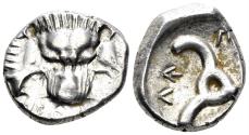 Ancient Coins - Lykian Dynasts. Perikles. Circa 380-360 BC. AR Tetrobol - 1/3 Stater (2.93g, 14mm). SNG von Aulock 4254-5