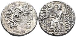 Ancient Coins - Seleucis and Pieria. Antioch. Under Roman Rule. Aulus Gabinius, proconsul. 57-55 BC. AR Tetradrachm (15.41g, 26mm). RPC I 4124