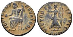 Ancient Coins - Time of Maximinus II Daia. 310-313 AD. AE 1/4 Follis (1.33g, 14mm). Antioch mint. ‘Persecution’ Series. McAlee 171g