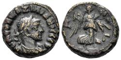 Ancient Coins - Egypt, Alexandria. Maximianus. First reign, 286-305 AD. Potin Tetradrachm (9.17g, 19mm). Dated RY 3 (288/9 AD). Dattari 5958