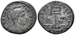 Ancient Coins - Constantine I 'the Great'. 306-337 AD. AE Follis (3.31g, 19mm). Londinium mint. Struck 320/1 AD. RIC 185