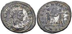 Ancient Coins - Probus. 276-282 AD. AE Antoninianus (3.41g, 24mm). Antioch mint. Struck 280 AD. RIC 922