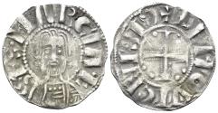 World Coins - France, Provincial. Limoges (abbay de Saint-Martial). 12th-13th Centuries. AR Denier (0.94g, 18mm). Poey d'Avant 2296