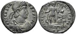 Ancient Coins - Constans. 337-350 AD. AE2 (5.40g, 24mm) Treveri mint. Struck 346-50 AD. LRBC 43