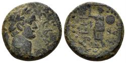 Ancient Coins - Judaea. Ascalon. Domitian, 81-96 AD. AE 19mm (5.96 gm). Dated CY 198, 94/5 AD. SNG ANS 701