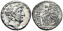Ancient Coins - Seleukid Kingdom. Antiochos VIII Epiphanes (Grypos). 121/0-97/6 BC. AR Tetradrachm (16.20 gm, 25mm). Circa 109-96 BC. SC 2309.1b