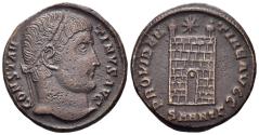 Ancient Coins - Constantine I 'the Great'. 307-337 AD. AE Follis (3.42g, 19mm). Antioch mint. Struck 326/7 AD. RIC 71