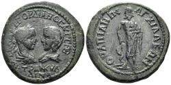 Ancient Coins - Thrace, Anchialos. Gordian III, with Tranquillina. 238-244 AD. AE Pentassarion (13.17g, 28mm). RPC VII.2 1133