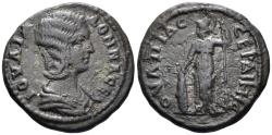 Ancient Coins - Thrace, Serdika. Julia Domna, Augusta. 193-217 AD. AE Triassarion (7.23g, 23.5mm). Varbanov 1986
