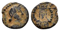 Ancient Coins - Seleucis and Pieria, Antioch. Second half of 2nd Century AD. AE Chalkous (0.85g, 9mm). Contemporary imitative issue. cf. RPC IV.3 7221