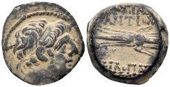 Ancient Coins - Seleukid Kingdom. Antiochos IX. 114//3-95 BC. AE 19mm (6.13g). Antioch mint. Dated SE 200 (113/2 BC). SC 2364.1g