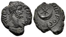 Ancient Coins - Moesia Inferior, Nicopolis ad Istrum. Septimius Severus. 193-211 AD. AE 19mm (2.58 gm). Varbanov 2503 var. (obv. legend)