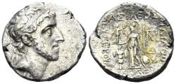 Ancient Coins - Cappadocian Kingdom. Ariarathes X. 42–36 BC. AR Drachm (3.62g, 16mm). Dated RY 4 (38 BC). DCA2 530