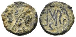 Ancient Coins - Marcian. 450-457 AD. AE Nummus (0.88g, 10mm). Constantinople mint (?). RIC 545