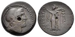 Ancient Coins - Seleukid Kingdom. Alexander I Balas. 152-145 BC. AE 19mm (6.10 gm). Antioch mint. Cf. SNG Spaer 1465-1476
