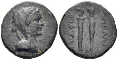 Ancient Coins - Mysia, Apollonia ad Rhyndakum. 2nd-1st century BC. AE 18mm (3.17g). SNG BN 87-8