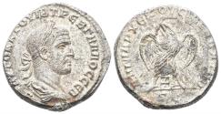 Ancient Coins - Seleucis and Pieria, Antioch. Trebonianus Gallus. 251-253 AD. BI Tetradrachm (10.40g, 25mm). Struck 251 AD. Prieur 668