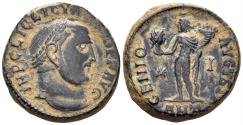 Ancient Coins - Licinius I. 308-324 AD. AE Follis (5.74g, 20mm). Antioch mint. Struck 312 AD. RIC 164a