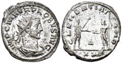 Ancient Coins - Probus. 276-282 AD. AE Silvered Antoninianus (4.26g, 22mm). Antioch mint. Struck 280 AD. RIC 922
