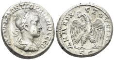 Ancient Coins - Seleucis and Pieria, Antioch. Gordian III. 238-244 AD. BI Tetradrachm (12.31g, 26mm). Prieur 282