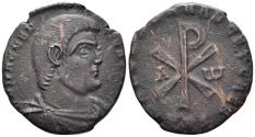 Ancient Coins - Magnentius. 350-353 AD. AE Double Centenionalis (6.19g, 24mm). Treveri mint. Struck 352/3 AD. RIC 318