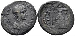 Ancient Coins - Pamphylia, Perge. Julia Maesa, Augusta. 218-224/5 AD. AE 24.5mm (8.13g). RPC VI online 6132 var. (smaller denomination)
