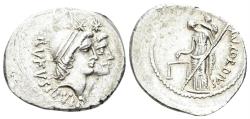 Ancient Coins - Mn. Cordius Rufus. 46 BC. Denarius (3.67 gm, 21mm). Rome mint. Crawford 463/1a