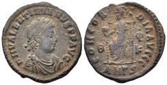 Ancient Coins - Valentinian II. 375-392 AD. AE3 (2.13g, 18mm). Antioch mint. Struck 379-83 AD. RIC 45b, 1