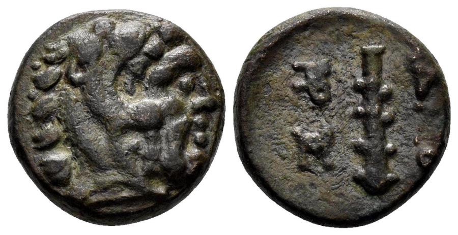Ancient Coins - Thracian Kingdom. Adaios. Circa 253-243 BC. AE 15mm (4.90 gm). SNG BM 328