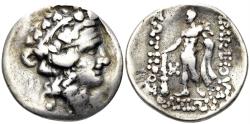 Ancient Coins - Eastern Celtic Tribes. Danube Region. Imitating Thasos. Circa 1st Century BC. AR Tetradrachm (13.41g, 31mm). Göbl, OTA Class II