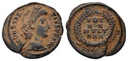 Ancient Coins - Constantius II. 337-361 AD. AE Nummus (1.22g, 17mm). Antioch mint. Struck 347/8 AD. RIC 113