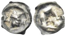 World Coins - Switzerland, Basel. Bishop Johann II Senn von Münsingen. 1335-1365. AR Bracteate (0.36g, 18mm). Struck 1340-44. Berger 2414