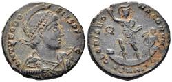 Ancient Coins - Theodosius I the Great. 379-395 AD. AE Majorina (5.60g, 22mm). Nicomedia mint. Struck 383-6 AD. RIC 25c
