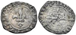 World Coins - France, Royal. Philippe VI de Valois (of Valois). 1328-1350. AR Double tournois (1.03g, 20mm). Struck 1341. Duplessy 268