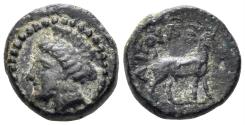 Ancient Coins - Thrace, Aigospotamoi. Circa 300 BC. AE 11mm (1.50g). SNG Copenhagen 854 var.
