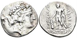 Ancient Coins - Celtic Eastern Europe. 2nd-1st centuries BC. Imitating Thasos. AR Tetradrachm (16.81g, 30.5mm). OTA Class I