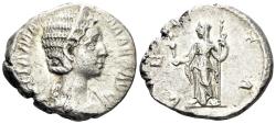 Ancient Coins - Julia Mamaea, Augusta, 222-235 AD. AR Denarius (3.41g, 19mm). Rome mint. Struck 226 AD. RIC 360