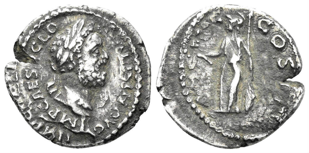 Clodius Albinus, 195-197 AD. AR Denarius (3.26g, 19mm), Lugdunum