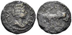 Ancient Coins - Kilikia, Anazarbos. Julia Maesa, Augusta. 218-224/5 AD. AE Assarion (4.02g, 17.5mm). SNG Levante Supp. 340