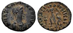 Ancient Coins - Arcadius. 383-408 AD. AE4 (0.82g, 13mm). Antioch mint. Struck 388-92 AD. RIC 67d