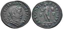 Ancient Coins - Constantine I 'the Great'. 307-337 AD. AE Follis (4.02g, 23mm). Lugdunum mint. Struck 309-10 AD. RIC 13